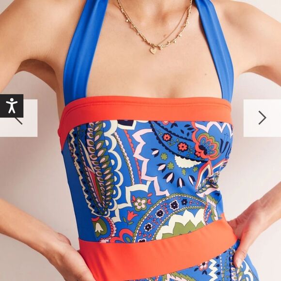 NWT BODEN Santorini one Piece Bathing Suit 8 - Picture 3 of 10